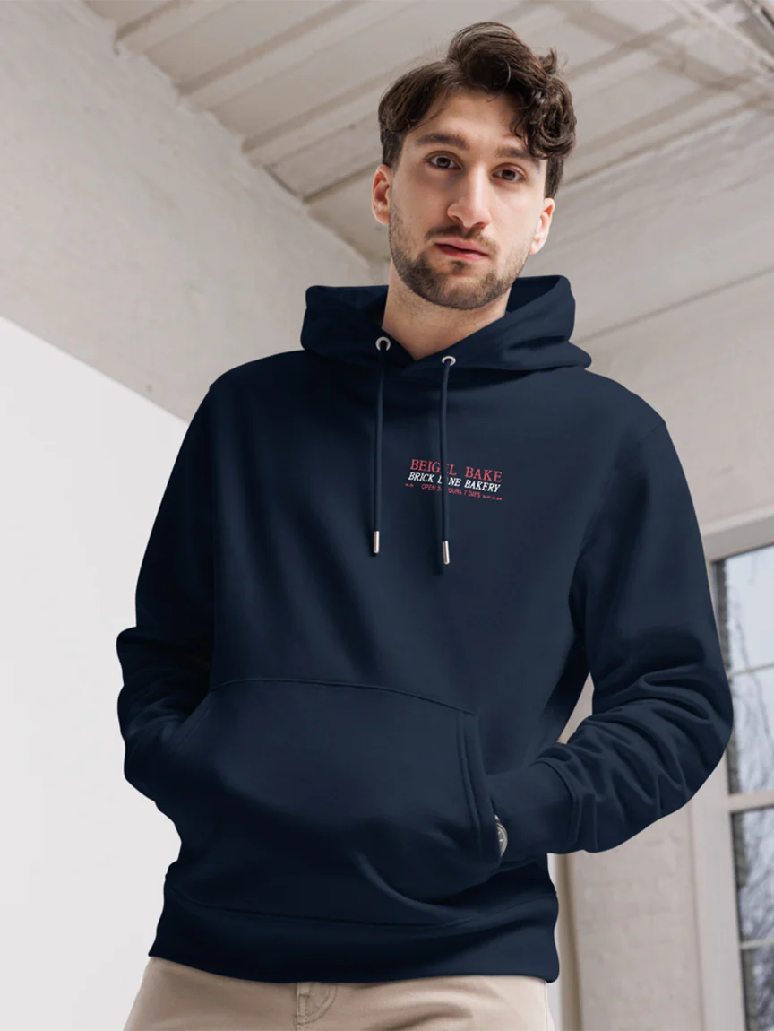 Beigel Bake Classic Blue Hoodie - Image 4